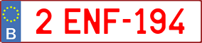 Truck License Plate